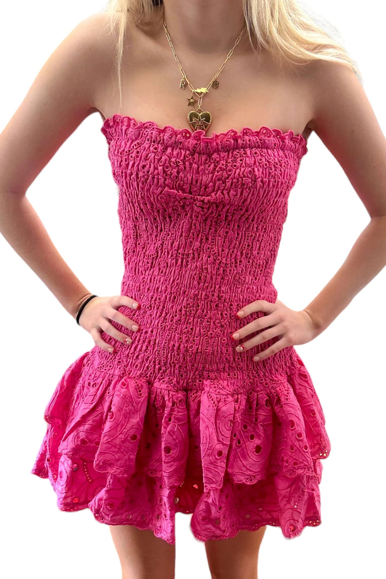 Tea break tube top dress