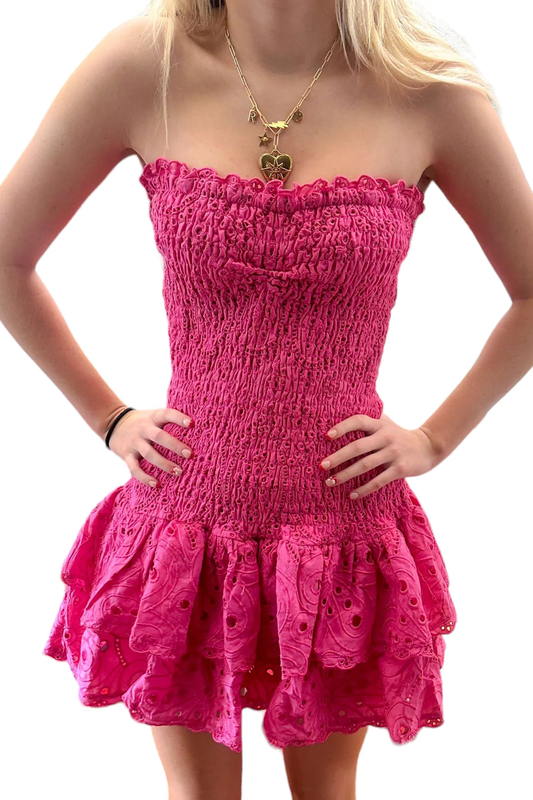Tea break tube top dress