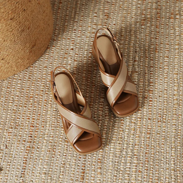 Naples Women’s Leather Sandals