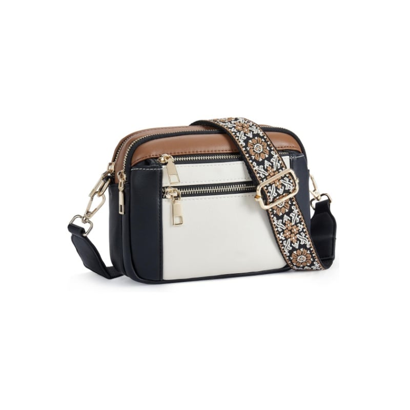 Handmade Colorful Straps Crossbody Leather Bags & Purse