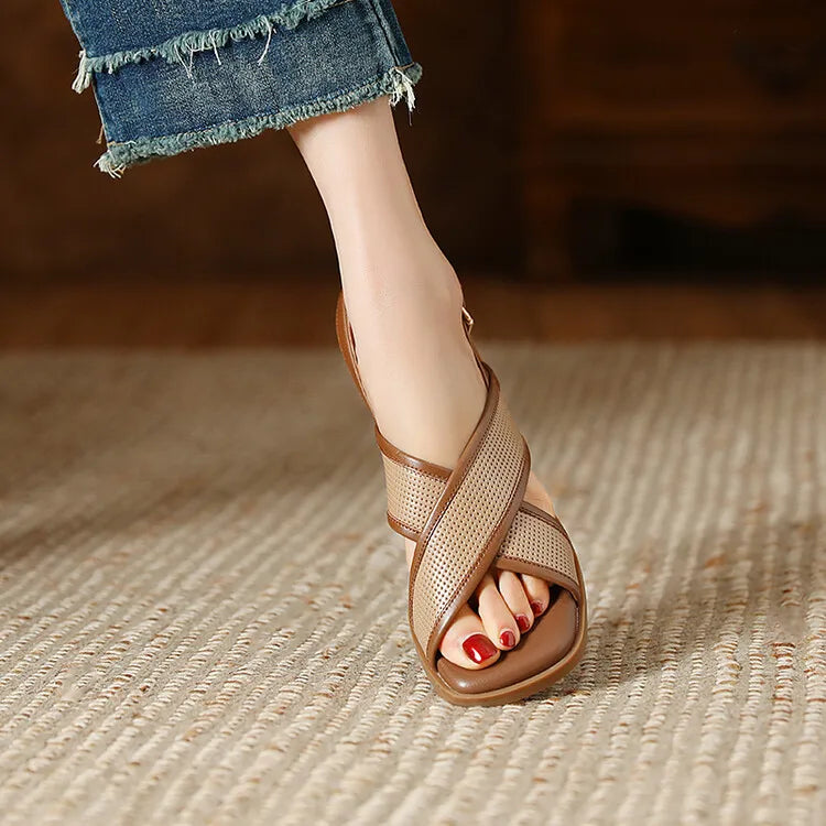 Naples Women’s Leather Sandals