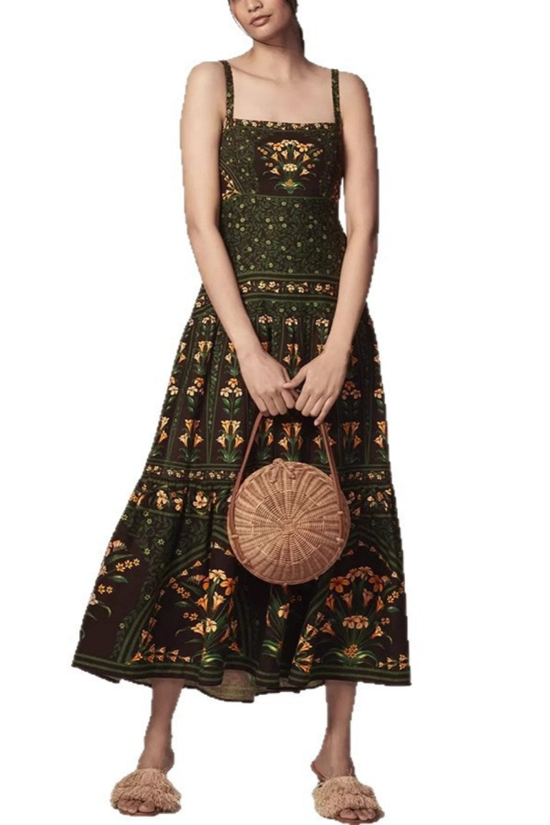 Strappy Sleeveless Midi Dress