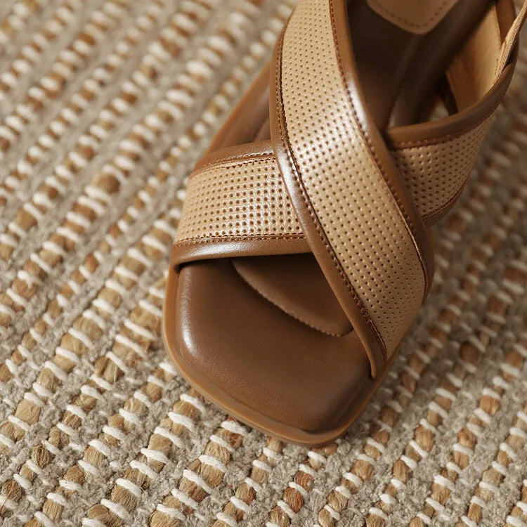 Naples Women’s Leather Sandals