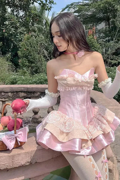 Princess Celebrity Party Mini Dress