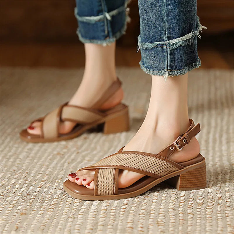 Naples Women’s Leather Sandals