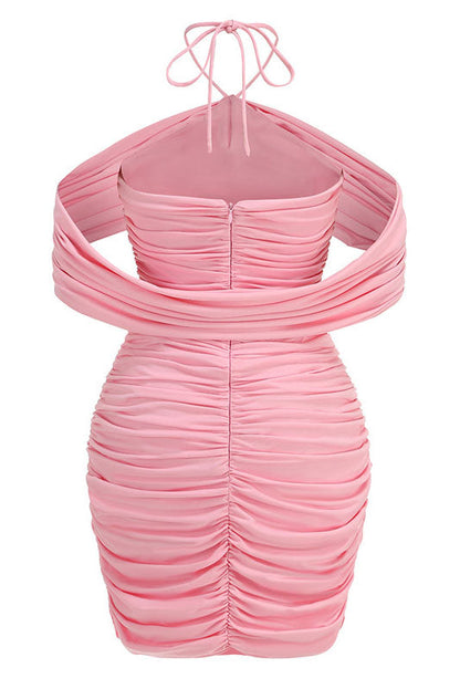 Summer Halter Bodycon Mini Dress
