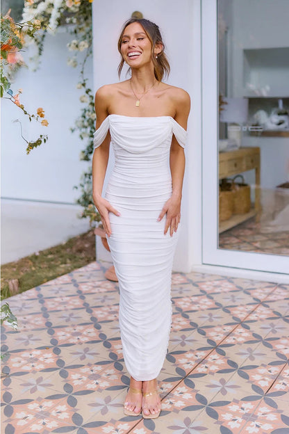 Kylie Maxi Dress - White